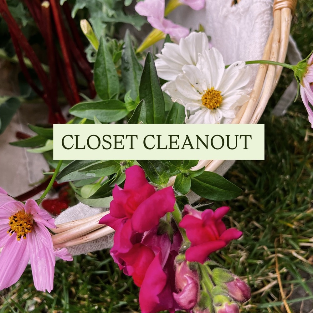 CLOSET CLEANOUT WEEK !!!!!